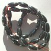 16 inch strand of 13x7mm Oval Magnetic Hematite
